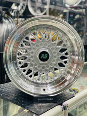 16” AS-MESH 8/9j 4/100 4/108 SILVER - Autostyling Klerksdorp