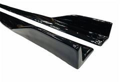 UNIVERSAL SIDE SKIRT GLOSS BLACK WITH WING TYPE A