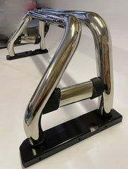 FORD RANGER 2012- 2018 & TOYOTA HILUX REVO 2015+ ROLL BAR CHROME