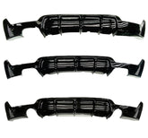 BMW F32 REAR BUMPER DIFFUSERS GLOSS BLACK
