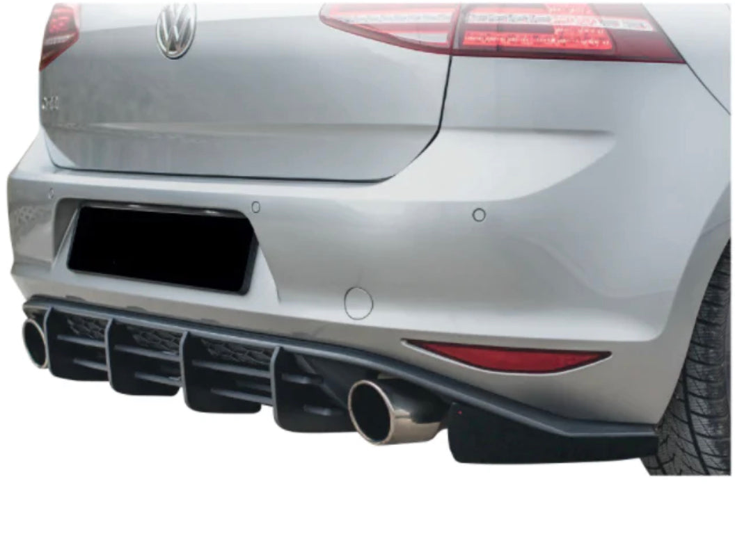 VW GOLF MK 7 / 7.5 REAR SINGLE SLAT ADD ON DIFFUSER NEW AND IMPROVED - Autostyling Klerksdorp