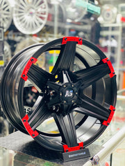 17” AS6086BM/R 5x150 Toyota Land cruiser rims