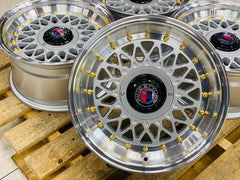 15” AS-P/MESH 4/100 5/100 SILVER + GOLD STUD