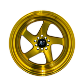 18” AS- F1R 5/100 5/114 GOLD