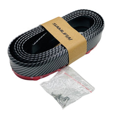SAMURAI UNIVERSAL RUBBER FRONT SPOILER CARBON - Autostyling Klerksdorp