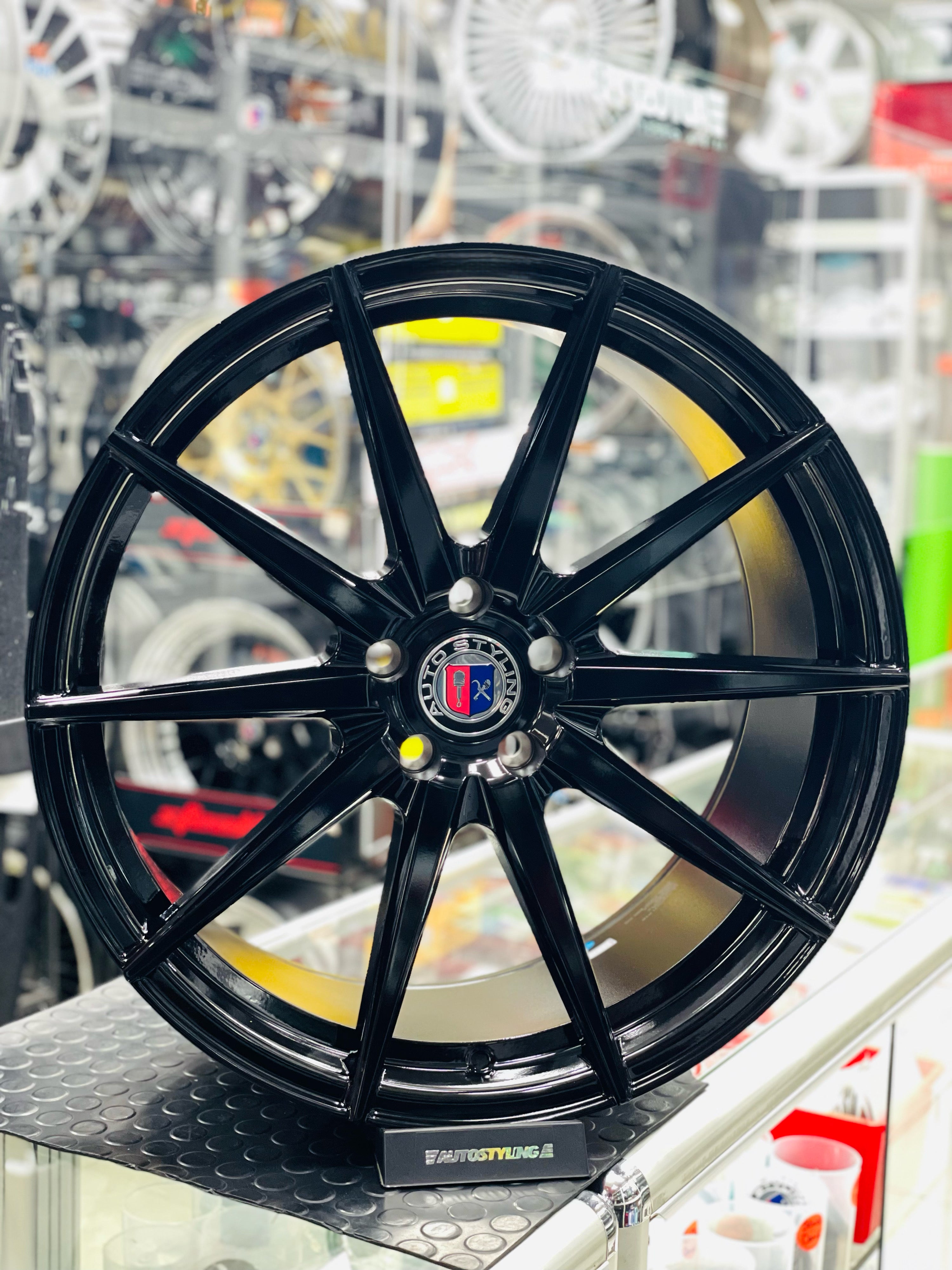 20” AS-5010 5x112 PCD GLOSS BLACK wheels - Autostyling Klerksdorp