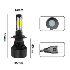 H7 s2 led headlight bulbs