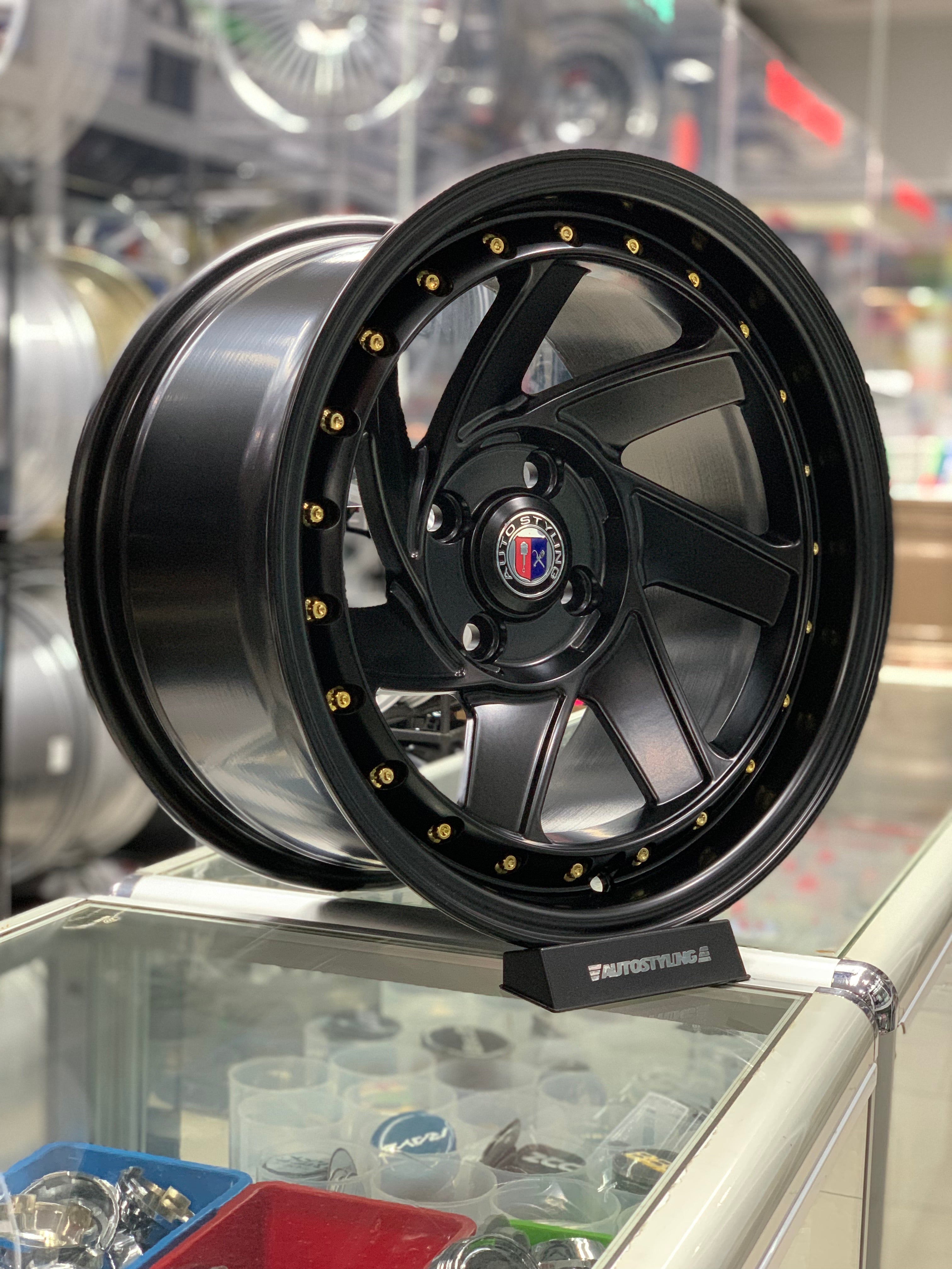 15” AS- RAD BLACK GOLD STUDS - Autostyling Klerksdorp