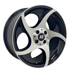 17” AS- SLR 4/100 BLACK WITH SILVER FACE - Autostyling Klerksdorp