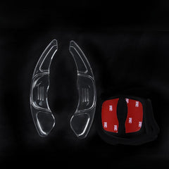 VW MK7 GTI & R AS Transparent DSG Paddle Shifter Extensions for Automatic Steering Wheel of VW Golf MK7 GTi R