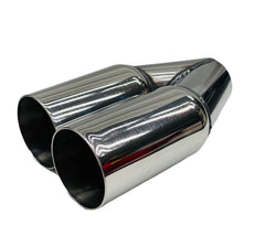 CHROME TAILPIECE C/OFF STRAIGHT