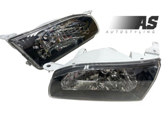 Toyota Corolla (rsi shape ) 1995-1998 black Headlamps