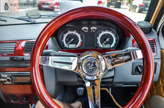 WOODEN STEERING WHEEL 330MM