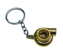 STEEL BASE KEY RING - GOLD TURBO
