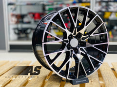 19” AS- AP MACHINE FACE BLACK 5/120