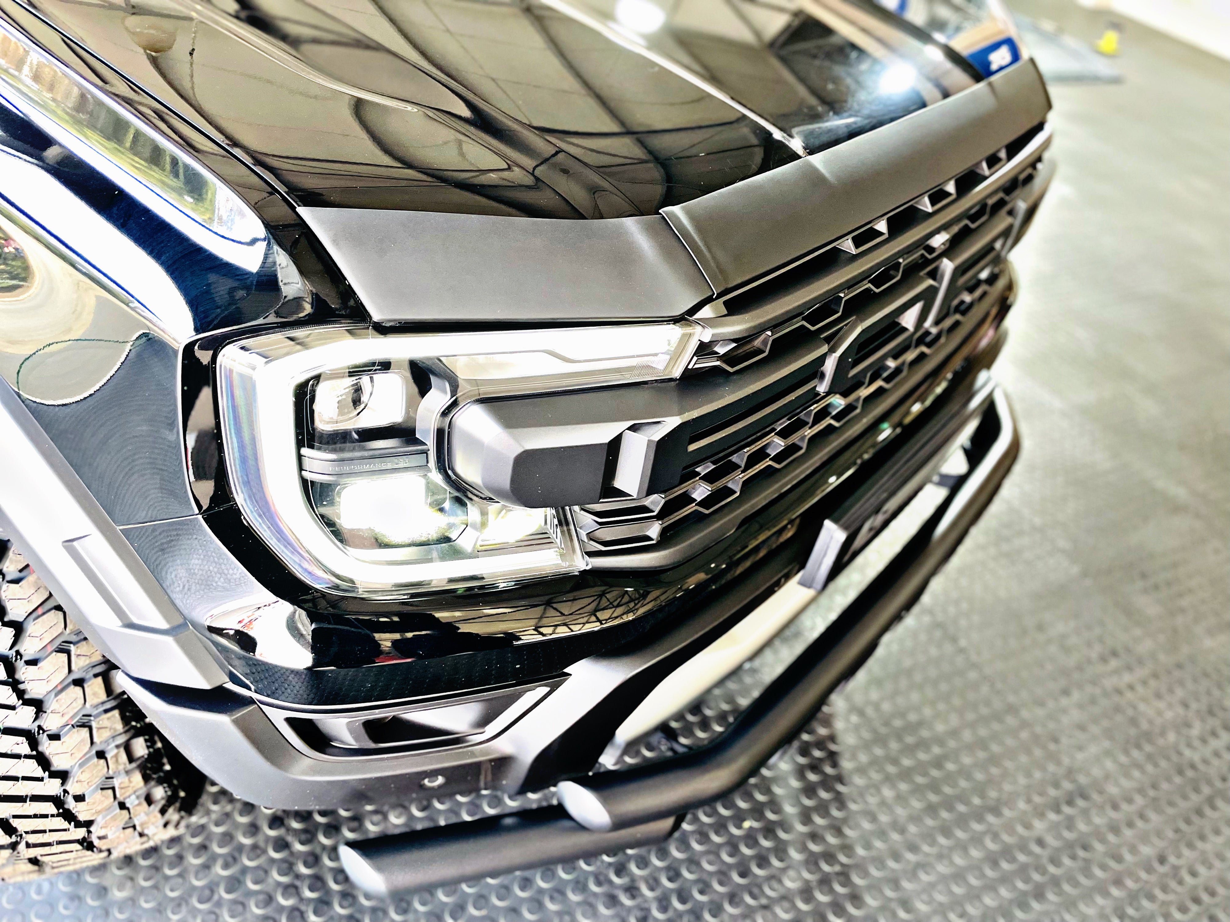 FORD RAPTOR RANGER/ EVEREST  NEXT GEN 2023 BUMPER GUARD / NUDGE BAR / STYLING BAR 3 PIECE BLACK FITS ALL NEW GENERATION FORD RANGERS