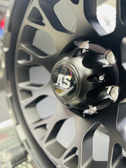 17” F992605 4x4 rims  6/139 PCD  MATT BLACK