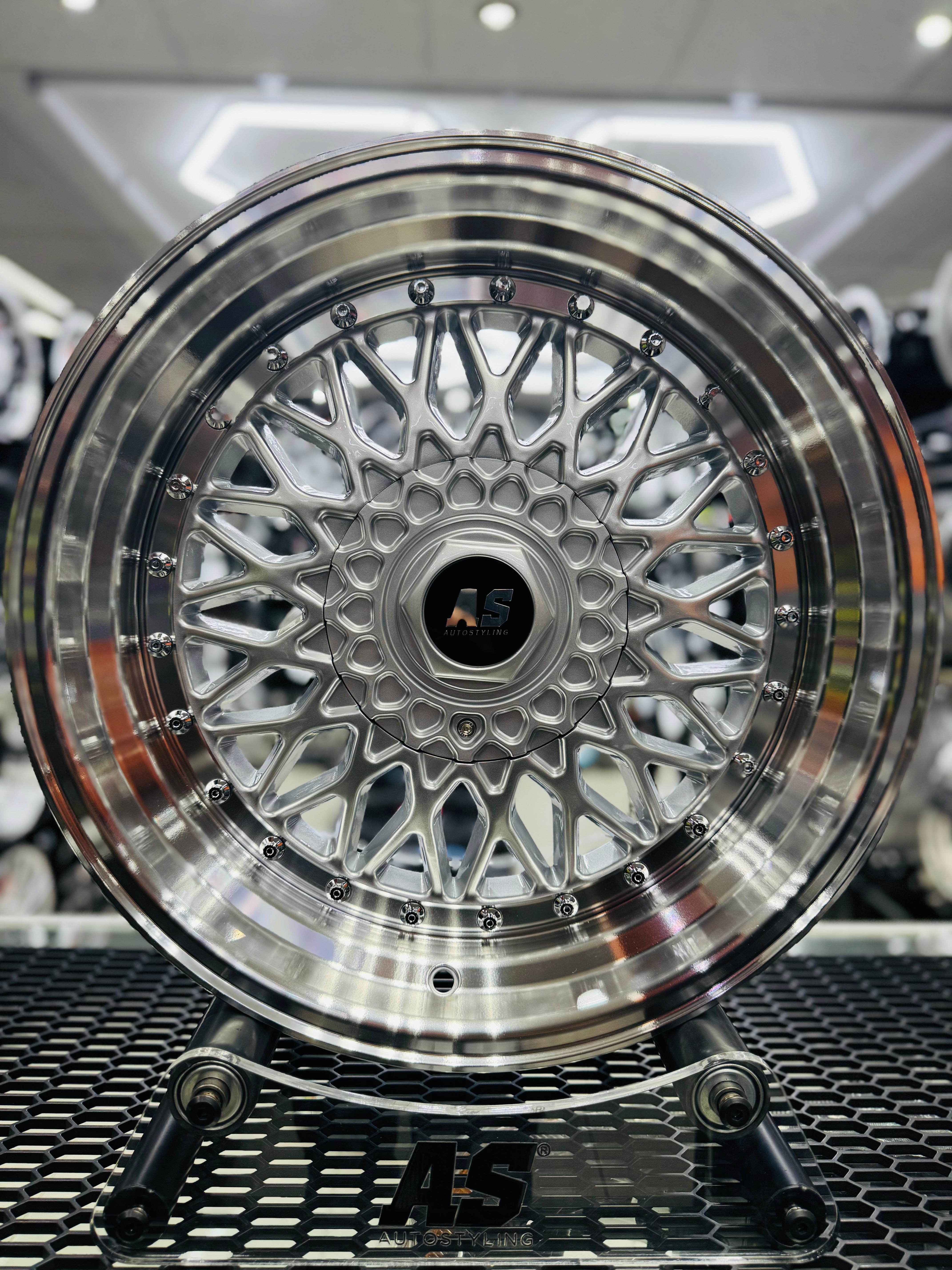 17” AS-MESH 8.5j 4x100 & 5x100  SILVER - Autostyling Klerksdorp