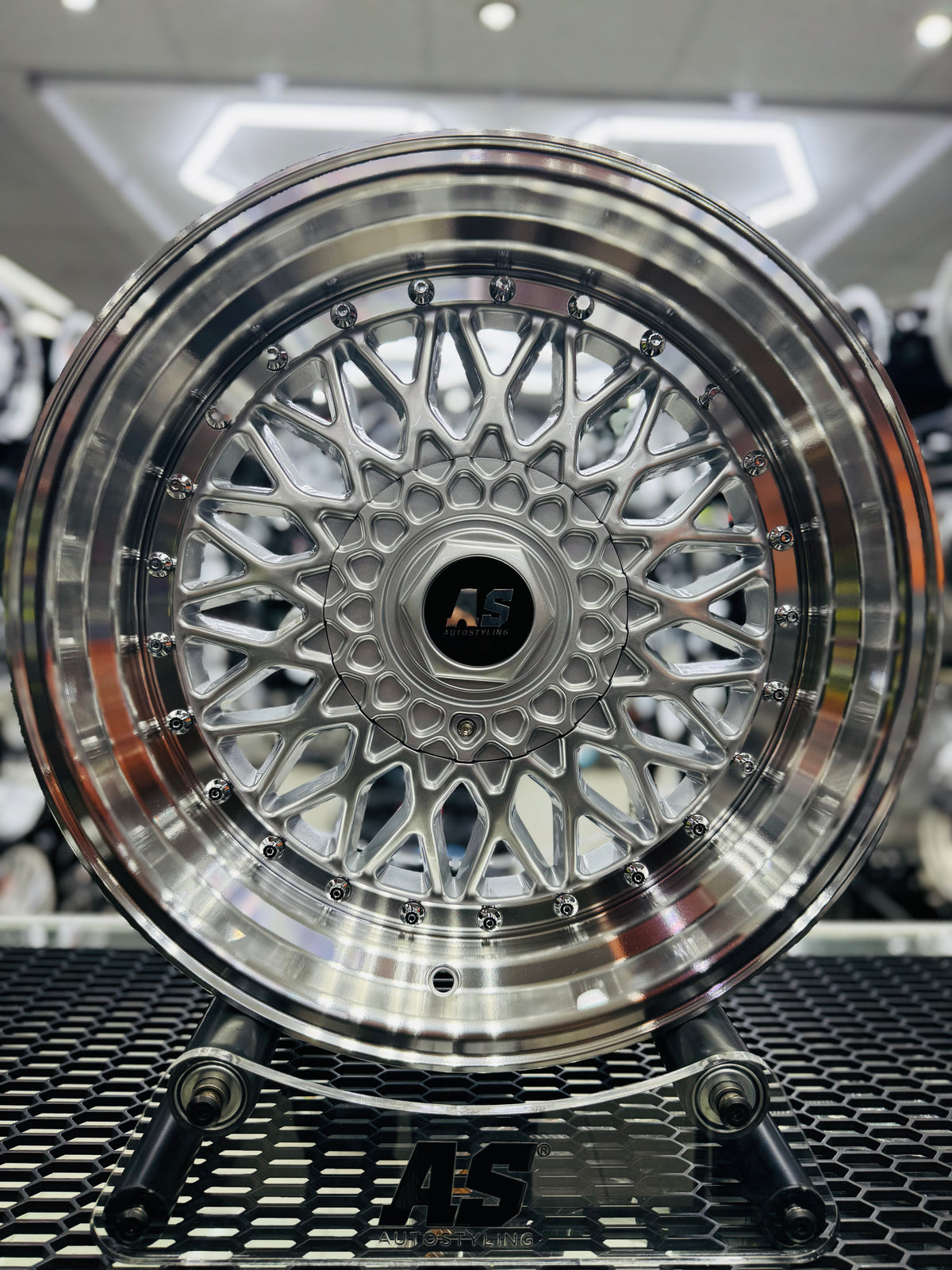 17” AS-MESH 8.5j 4x100 & 5x100  SILVER - Autostyling Klerksdorp