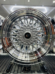17” AS-MESH 8.5j 4x100 & 5x100  SILVER - Autostyling Klerksdorp