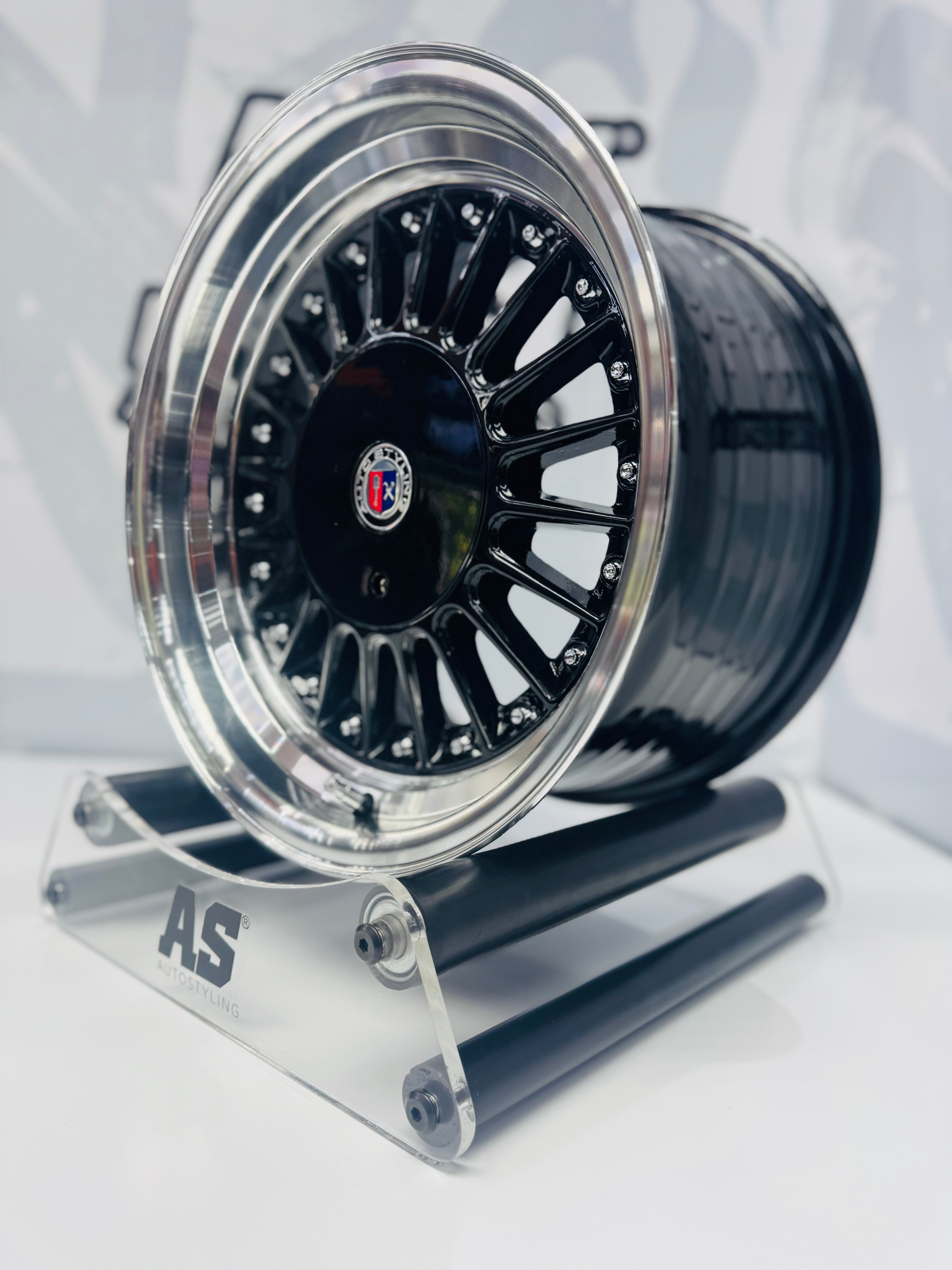 15” AS- ALPINA 7619 5/100 & 5/114 WHEELS Black