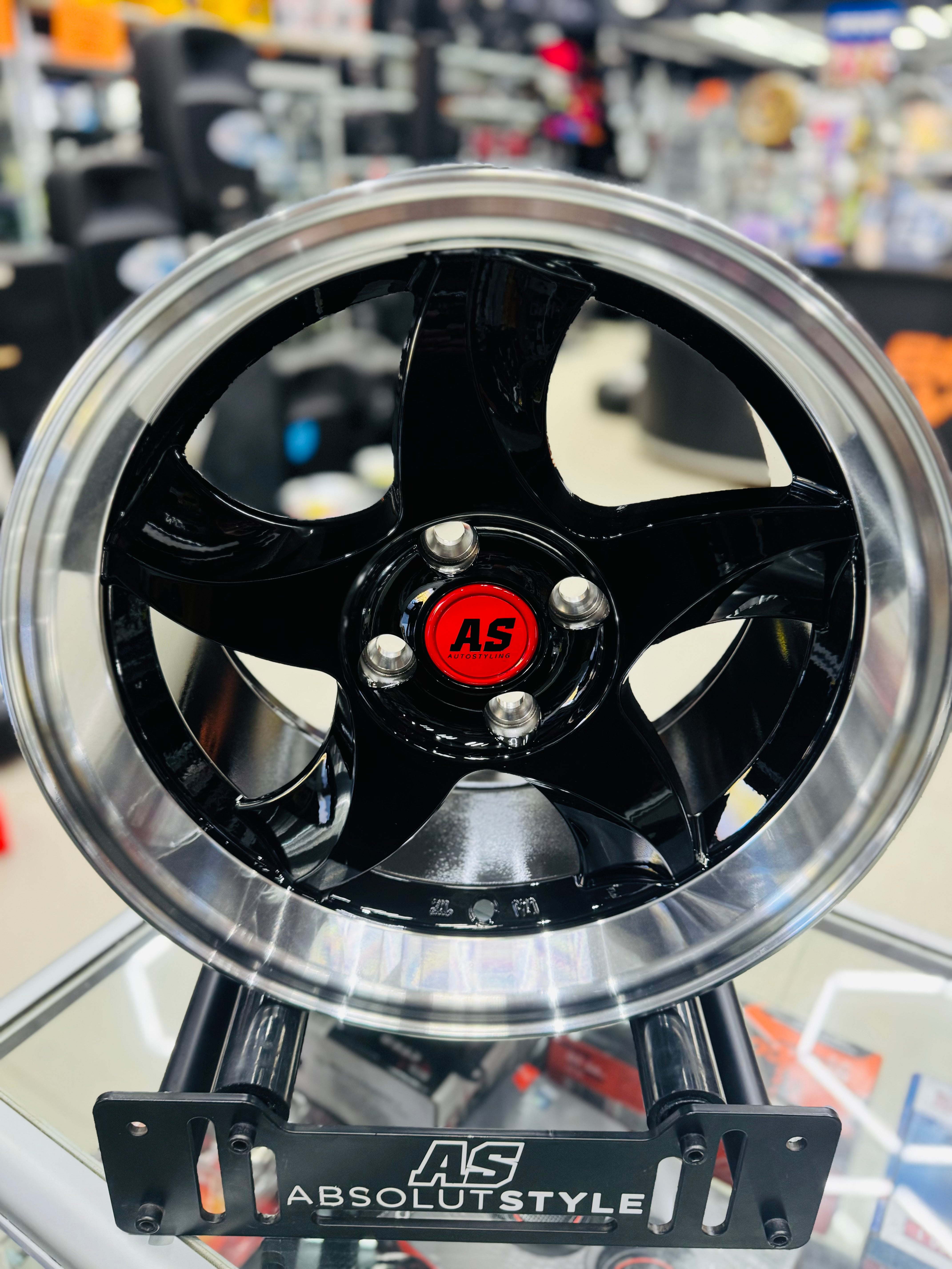 15” AS-RXI BLADES DISHED GLOSS BLACK