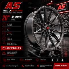 20” DUBAI CONCEPTS BX092 6/139 bakkie 4x4 rims - Autostyling Klerksdorp