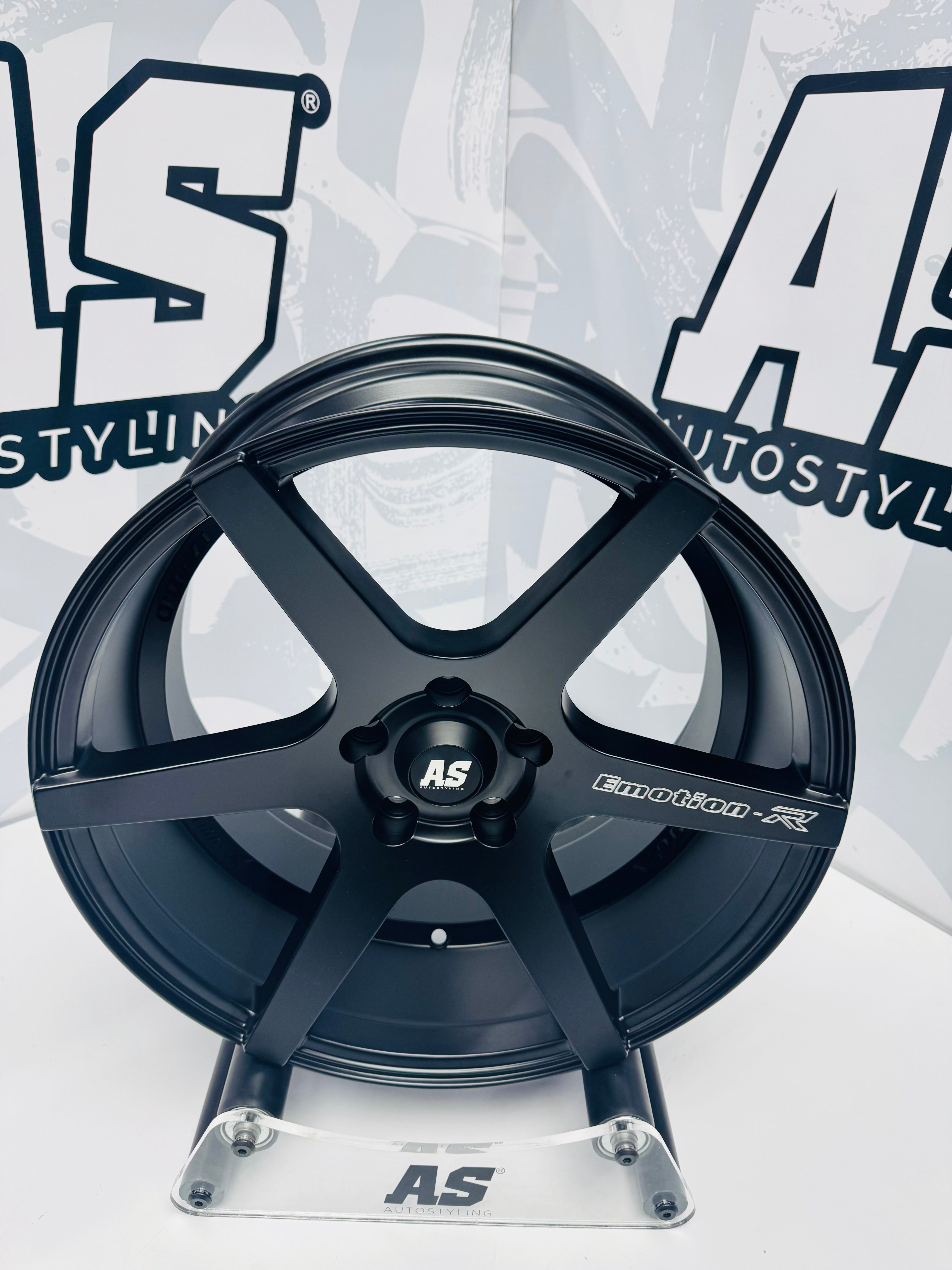 17” AS-EVO 5x108 MATT BLACK RIMS