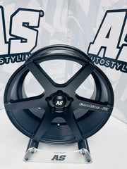 17” AS-EVO 5x108 MATT BLACK RIMS