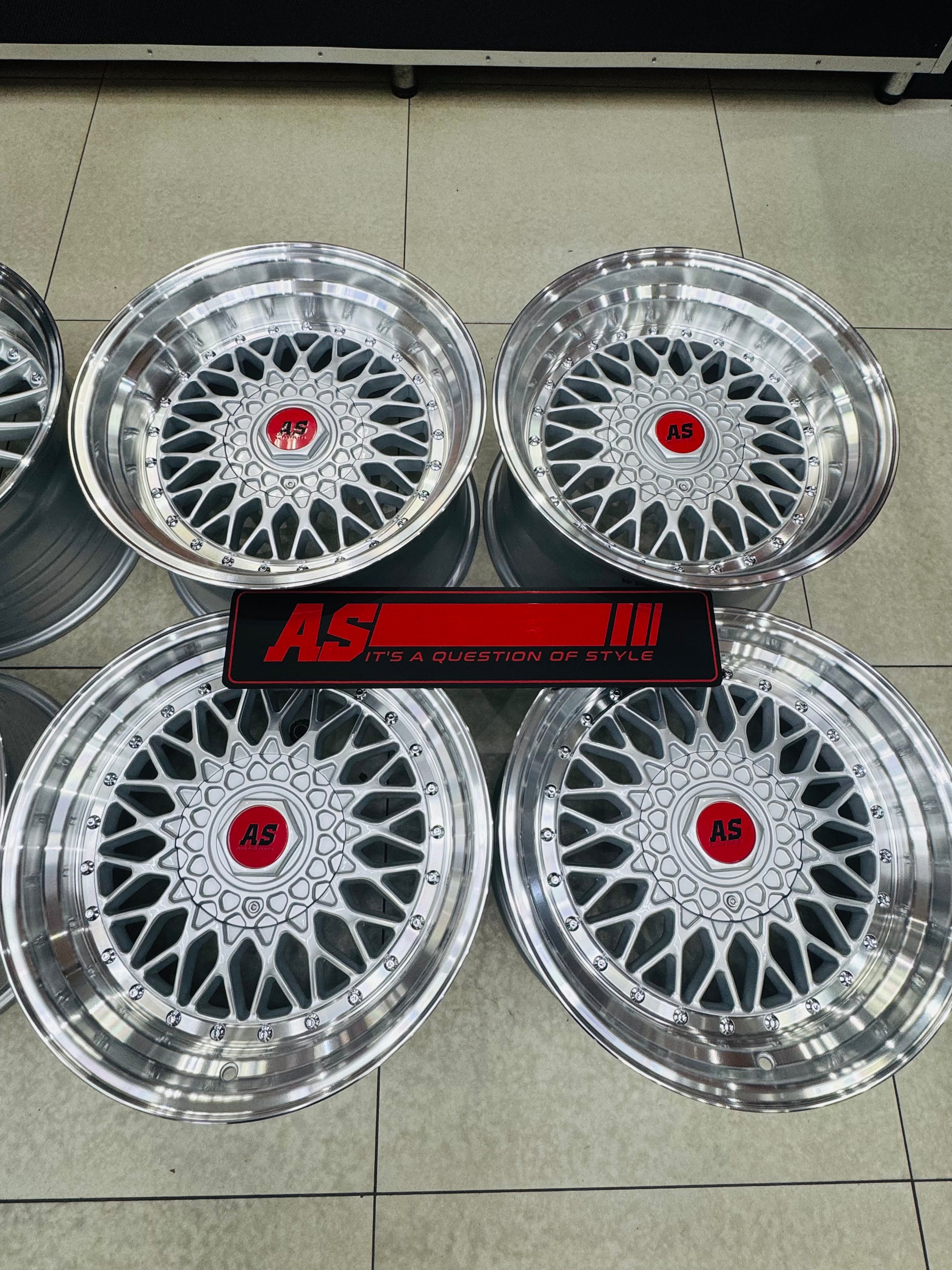 17” AS-MESH 8.5/10j 4/100 & 5/100  SILVER