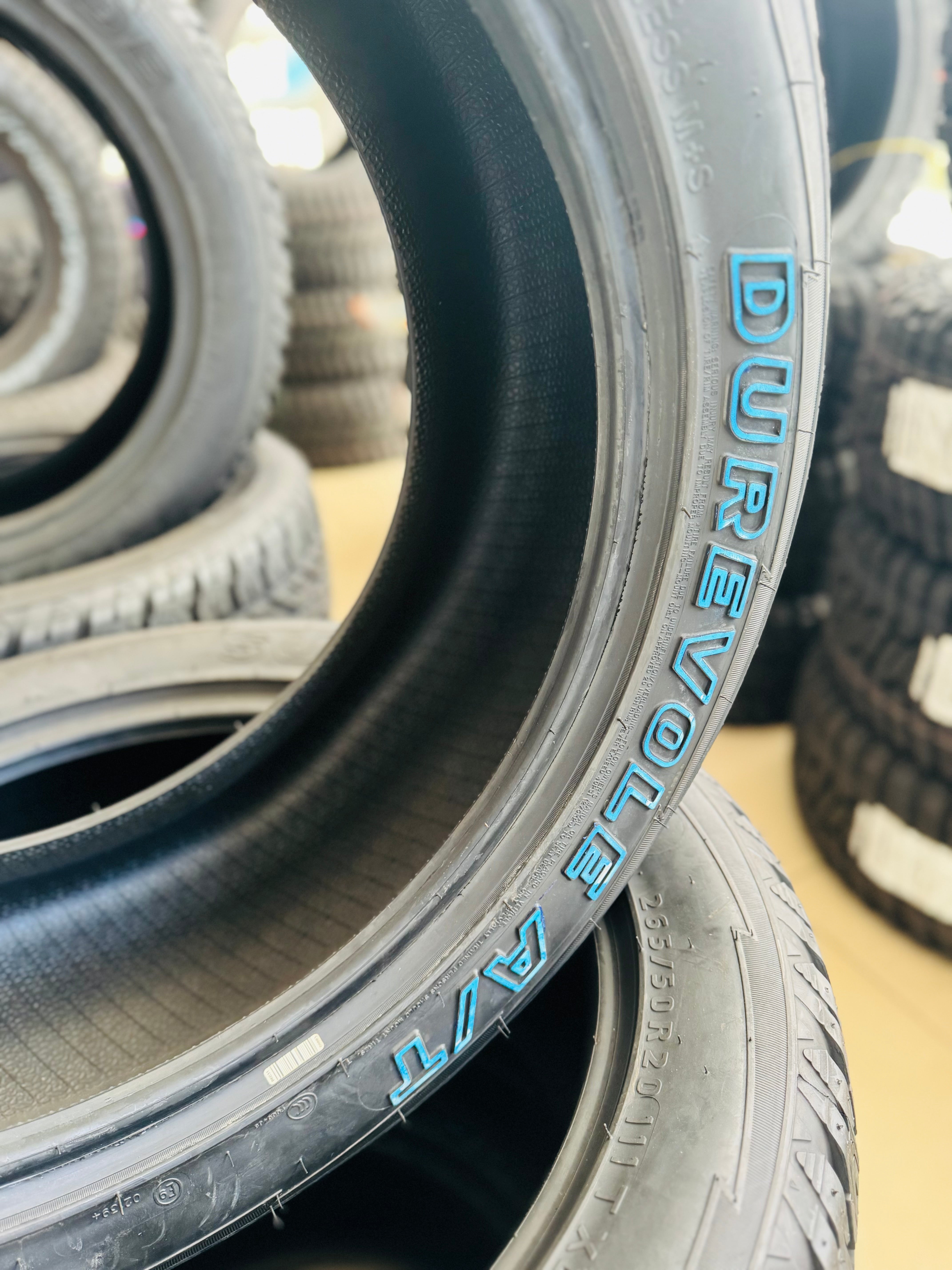 265/50/20 SUNWIDE DUREVOLE A/T TYRE WHITE LETTER