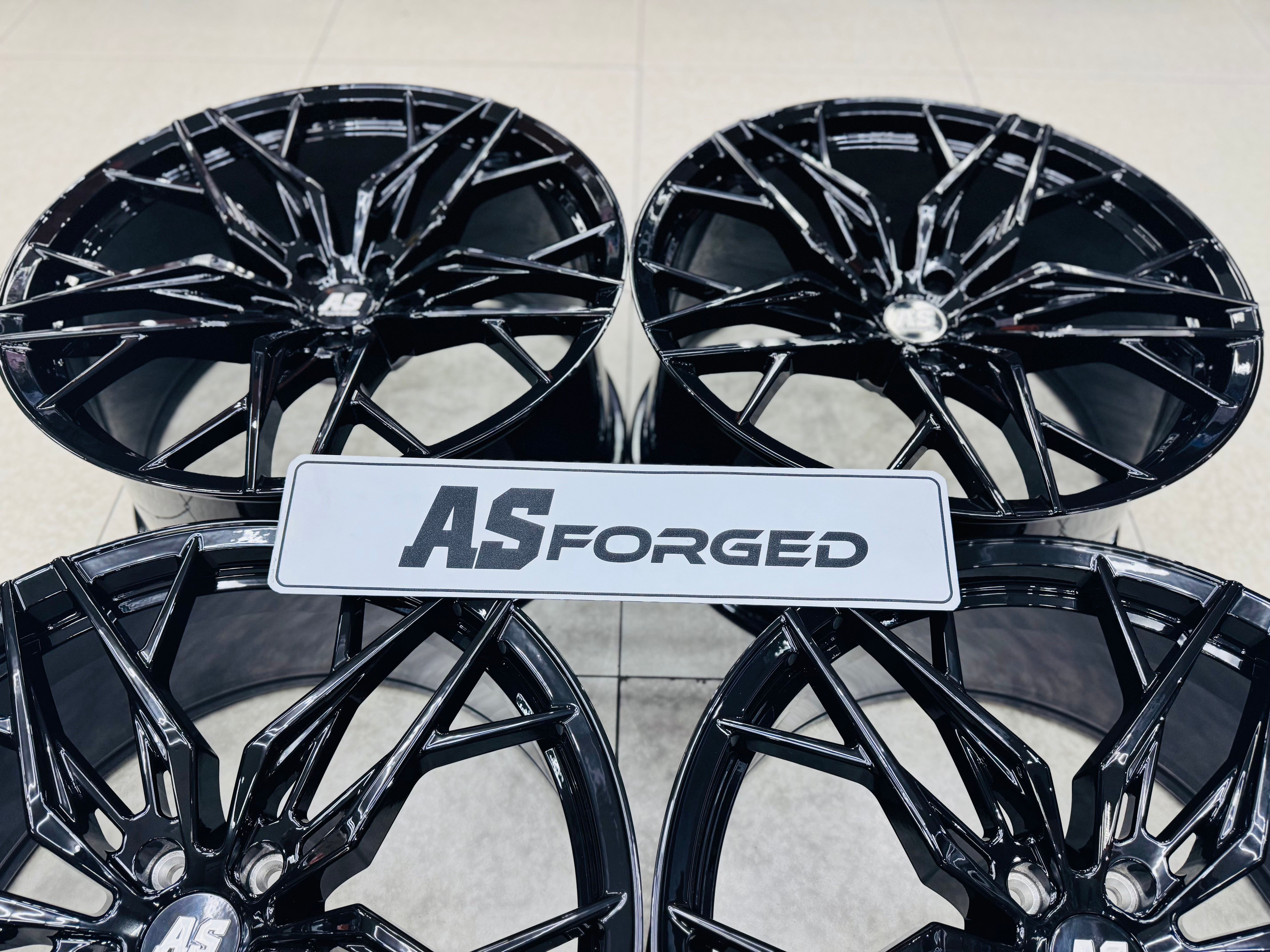 22”  AS-035 FORGED BMW  X5 RIMS 5/120 GLOSS BLACK - Autostyling Klerksdorp