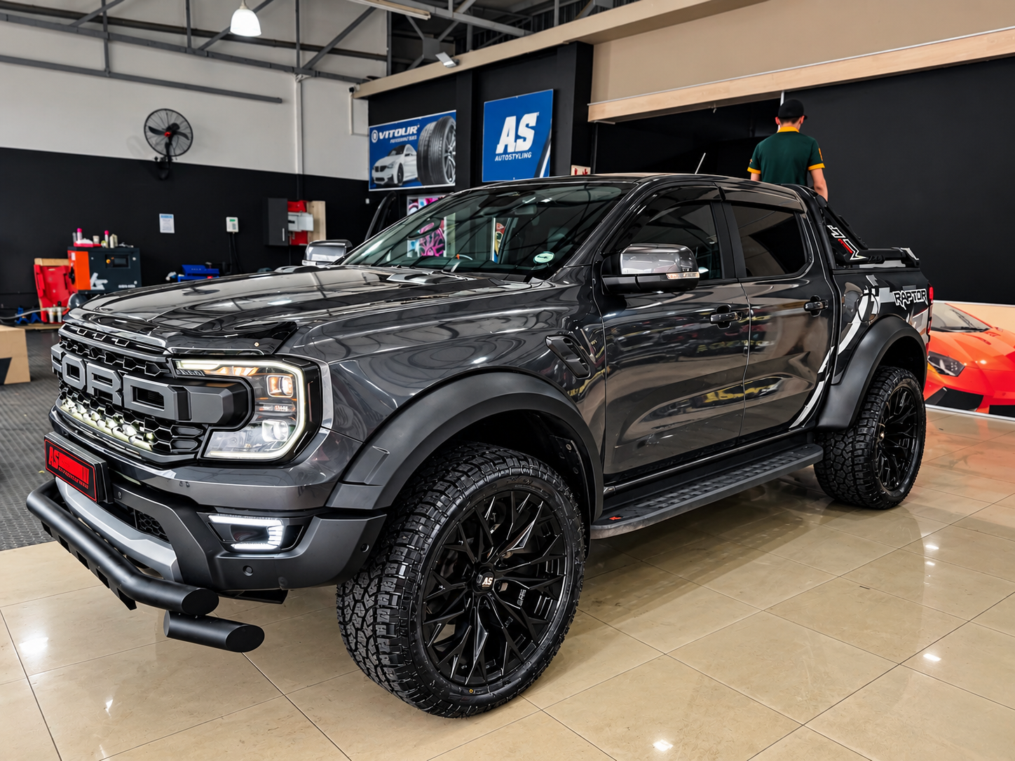 RAPTOR WIDE BODY  KIT (50mm wider ) - OE COLOR (2022+ FORD RANGER RAPTOR)