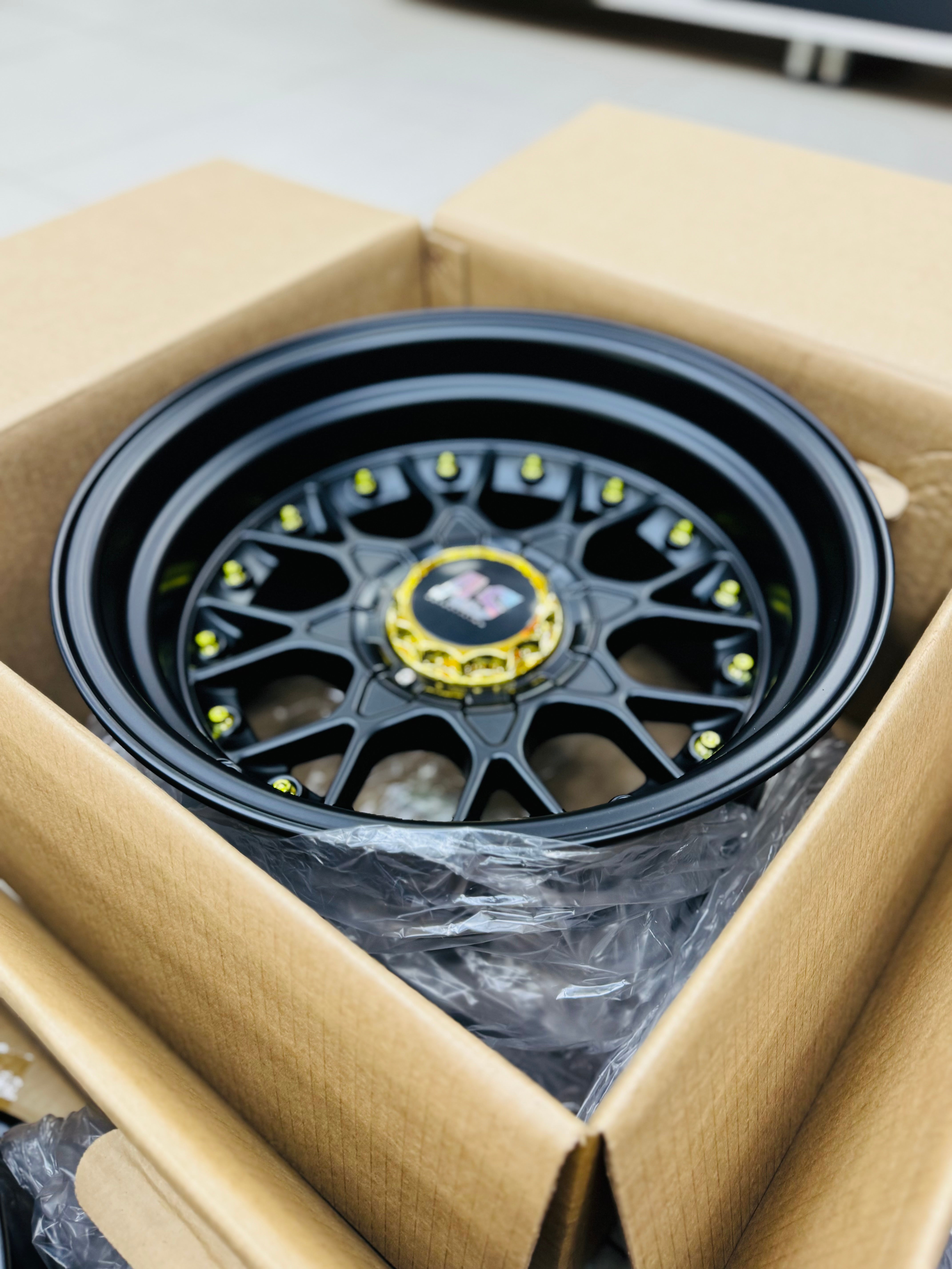 15'' AS- RC2 FULL MATT BLACK  4/100 4/114