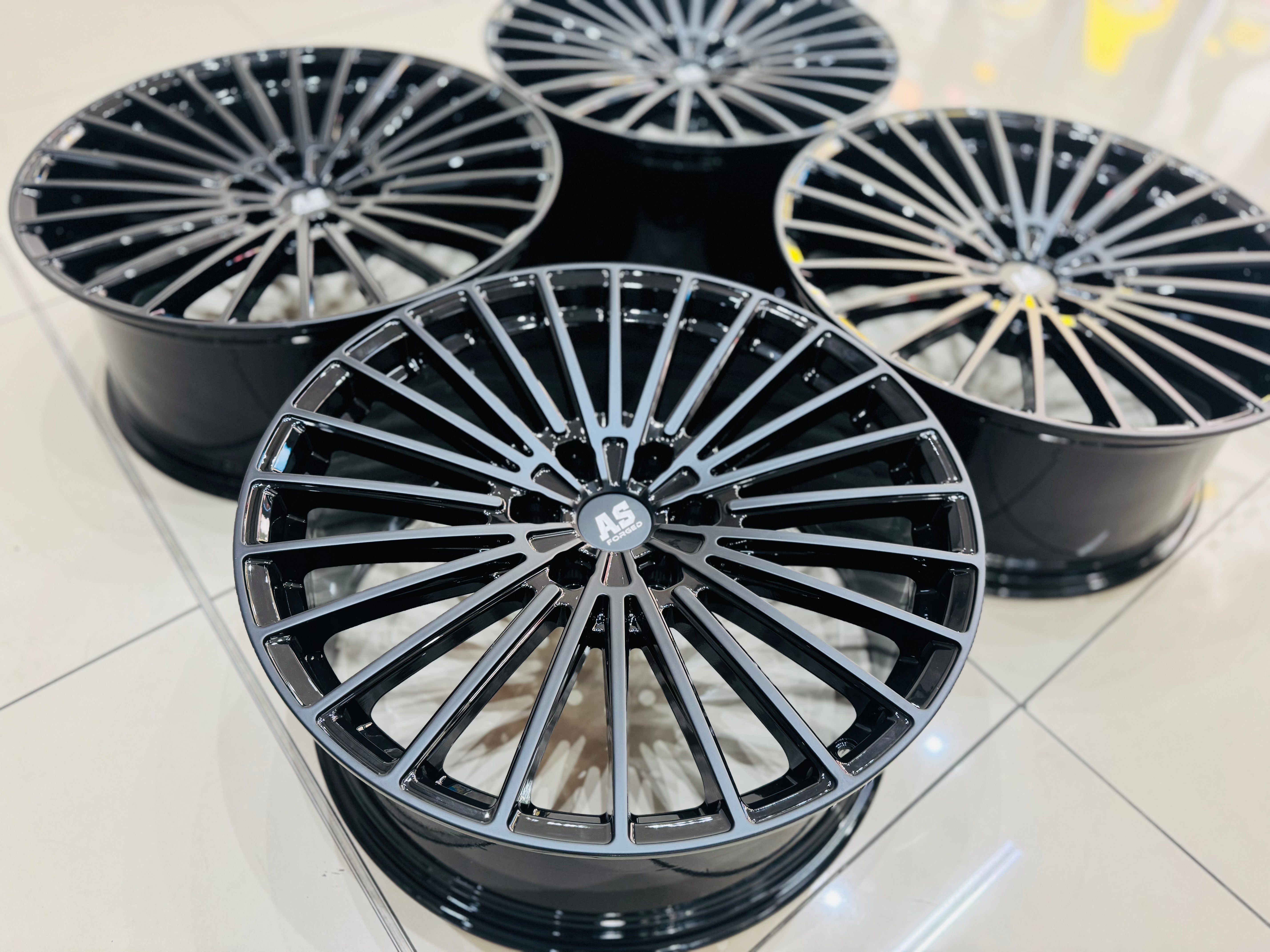 22 ” AS FULLY FORGED 008 RANGER RIMS 6/139 PCD DUAL BLACK