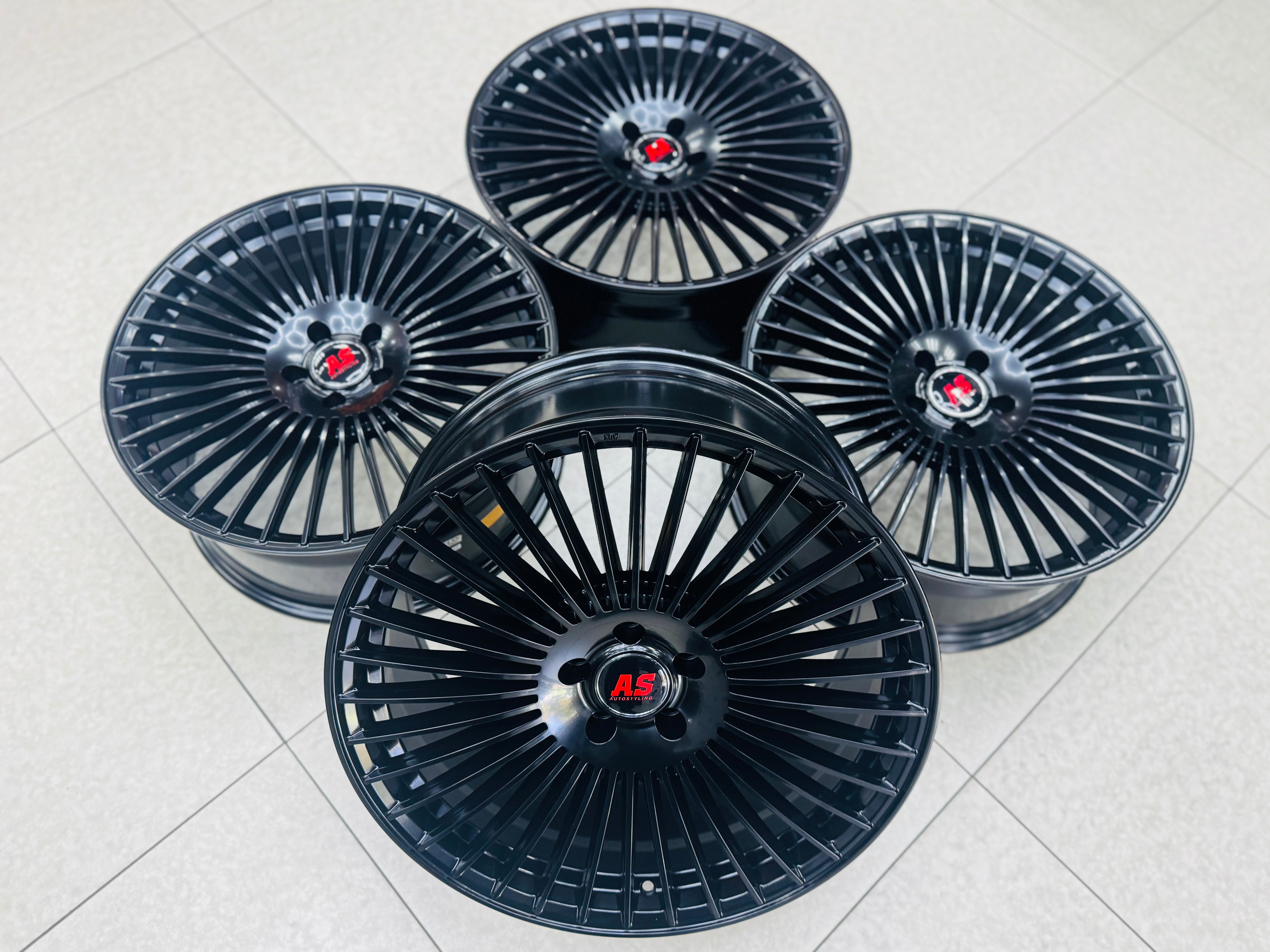 20″ 5/112 Velvet Black Alloy Wheels