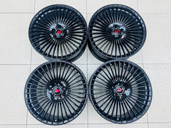 20″ 5/112 Velvet Black Alloy Wheels