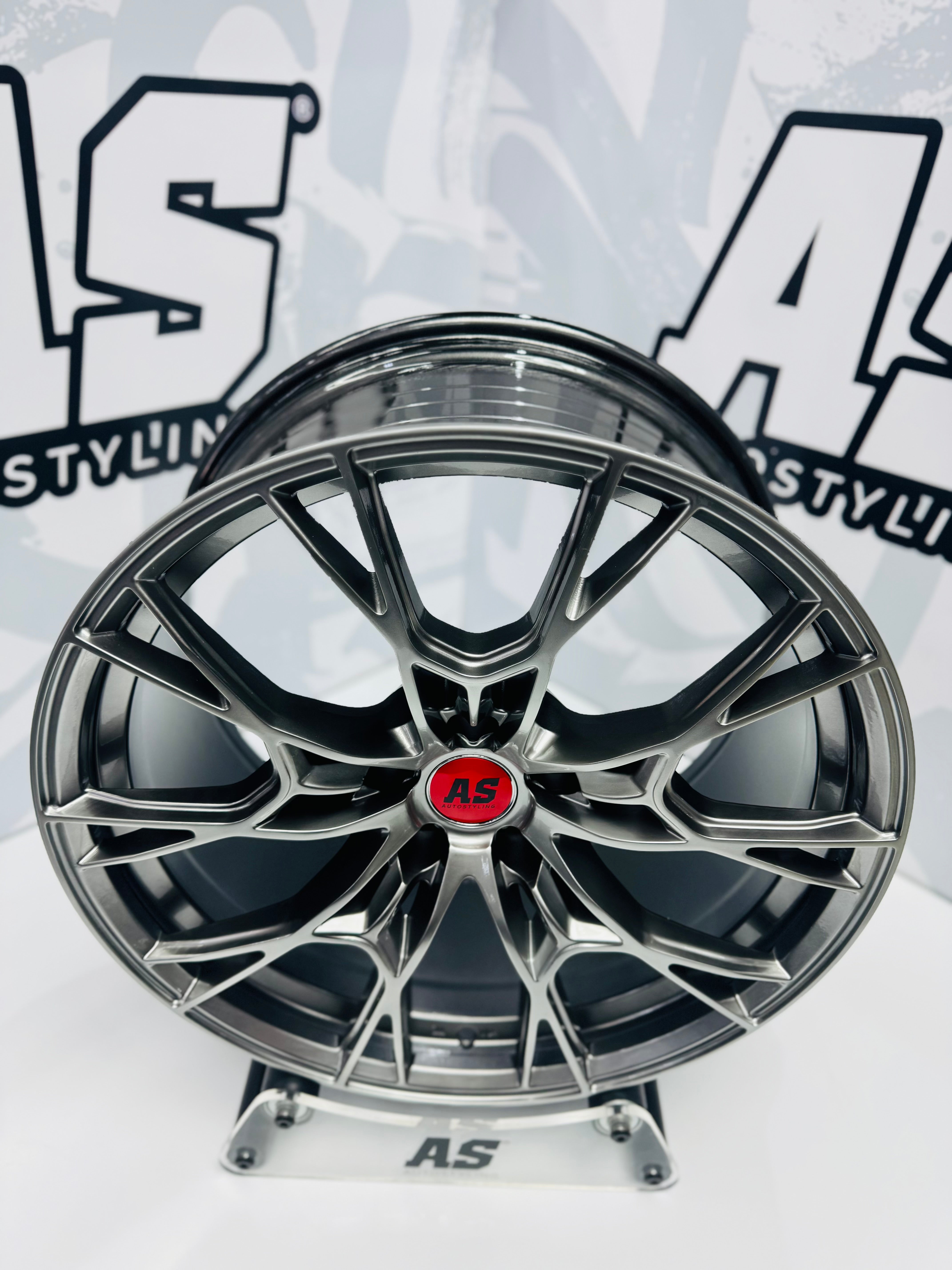 19” AS-F33XL6002 FLOWFORMED WHEELS ( 5x112 MERC & AUDI  ) GUNMETAL
