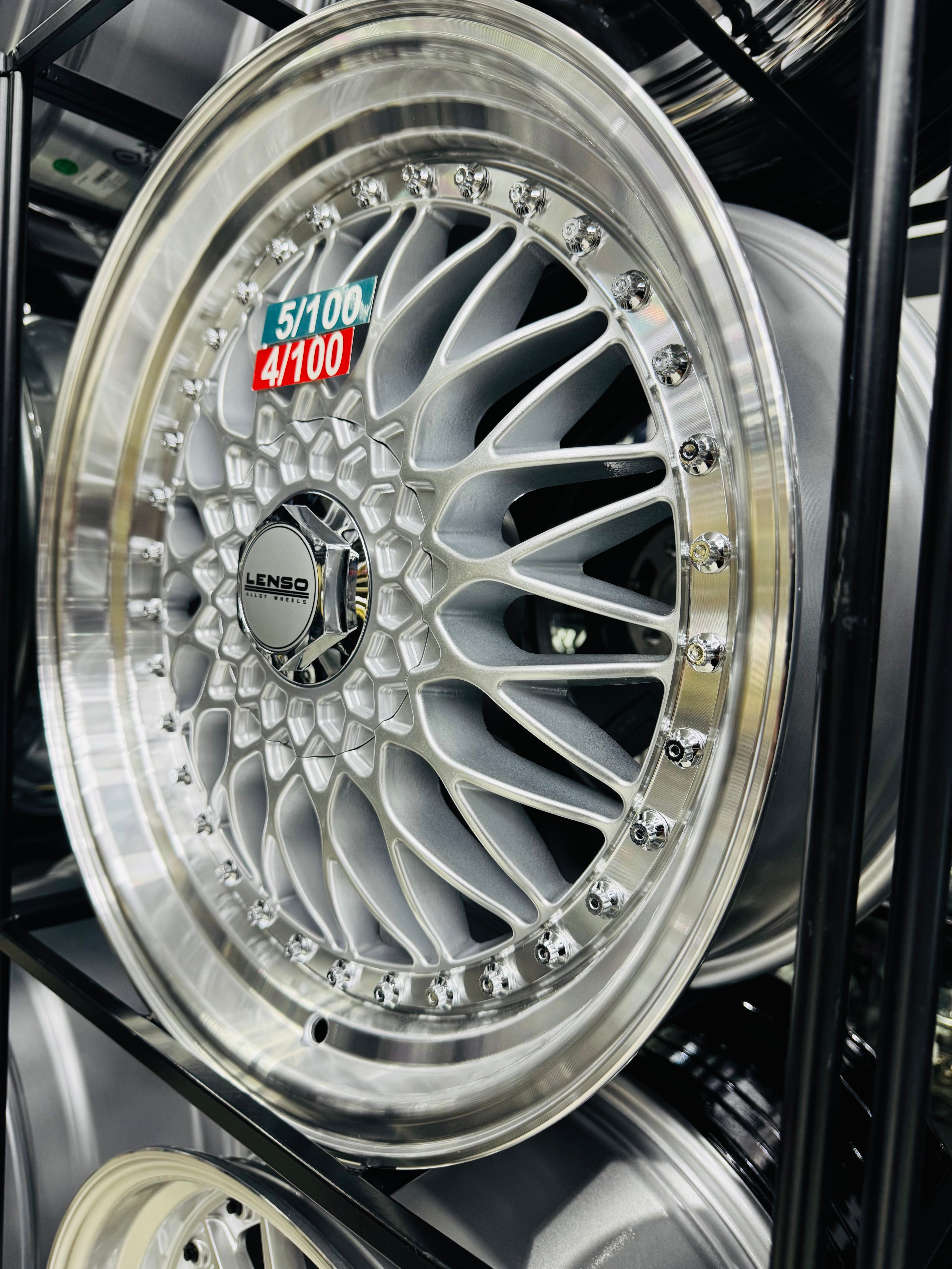 17 ” AS-BSX 7.5/8.5 4/100 & 5/100 multi hole  SILVER - Autostyling Klerksdorp