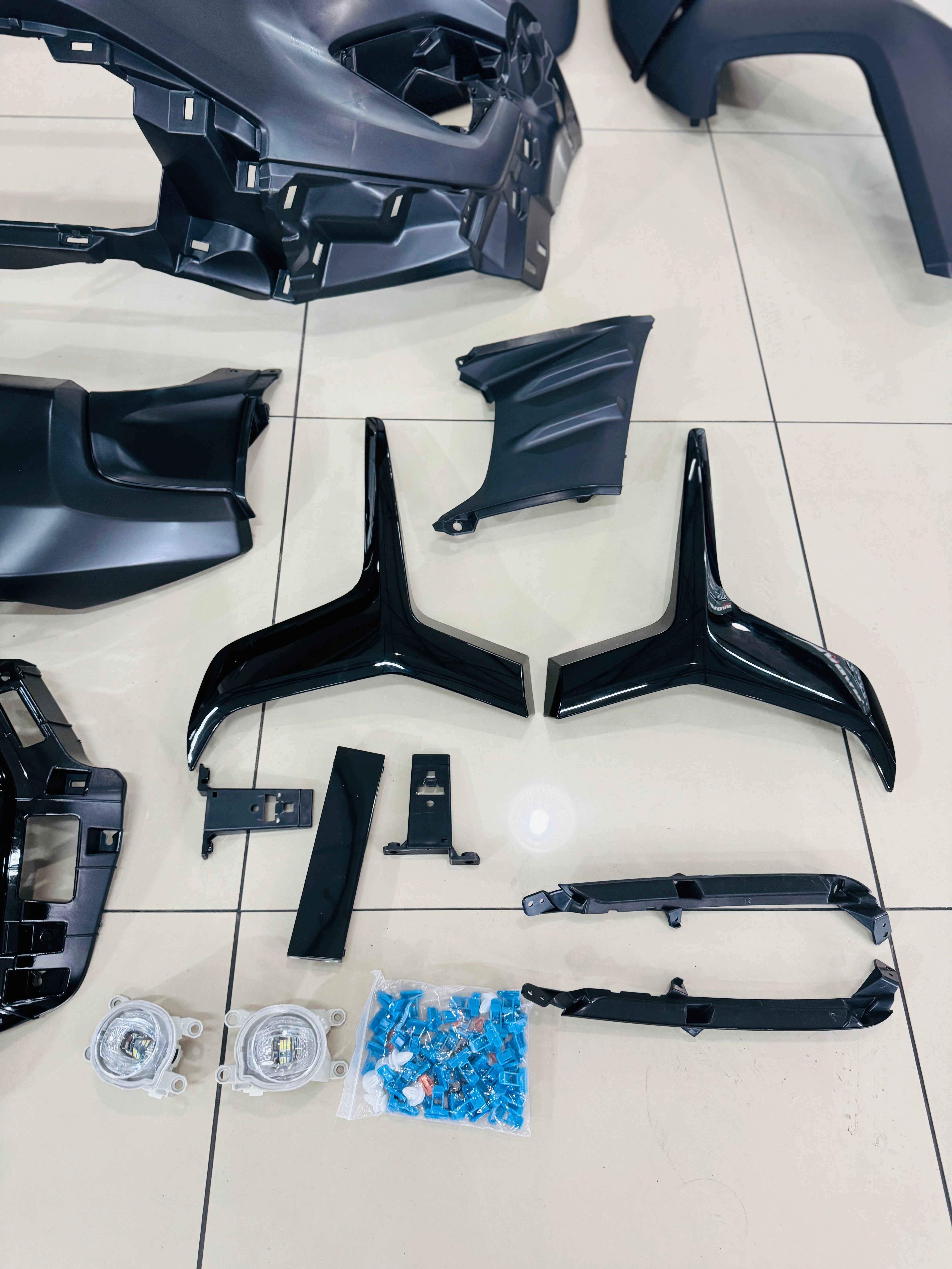 Toyota Hilux (2021-2025) GR Sport Style Conversion Body Kit excludes Headlights & Taillights