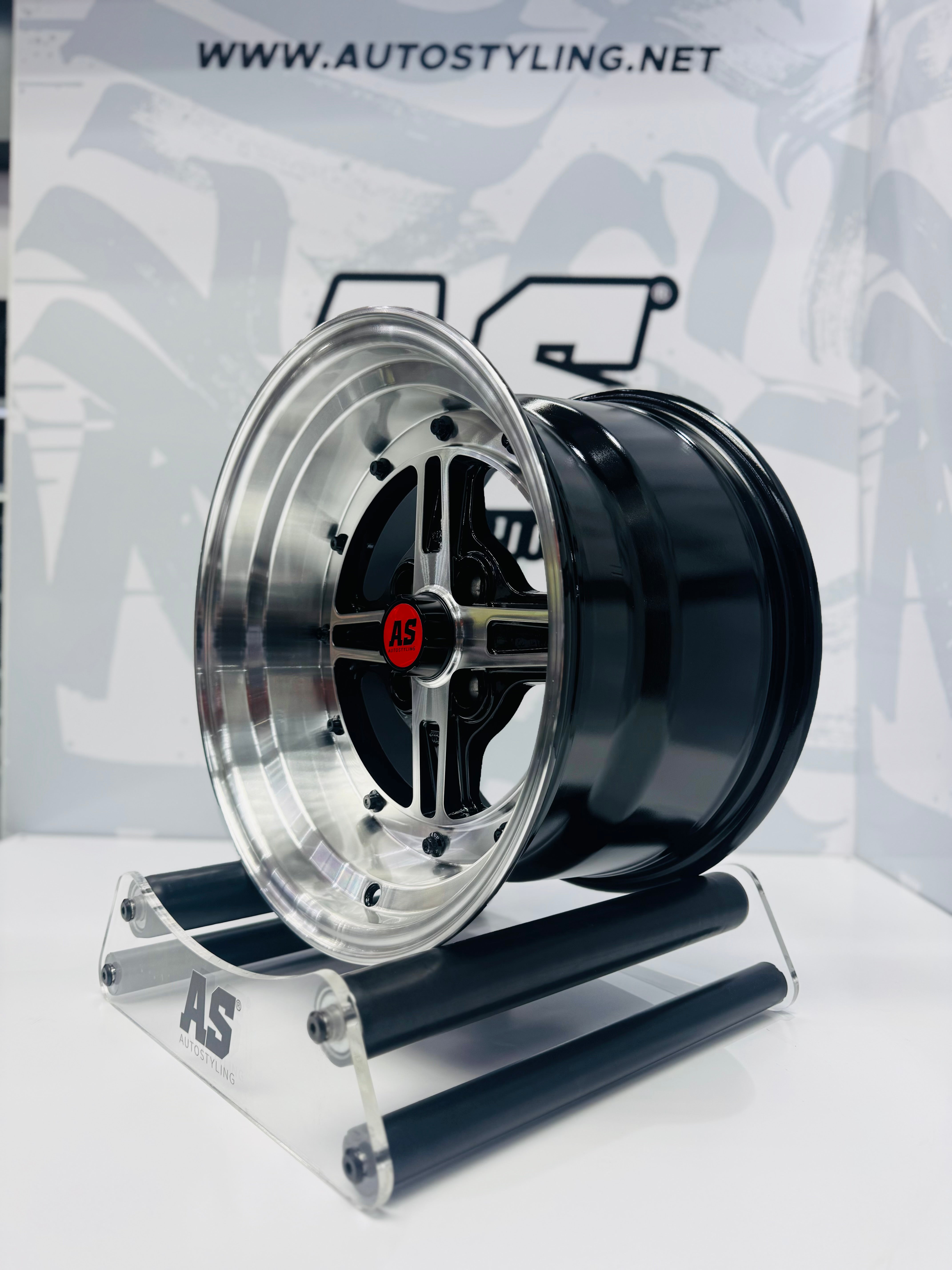 15” AS-E40 4/100 BLACK MACHINE FACE