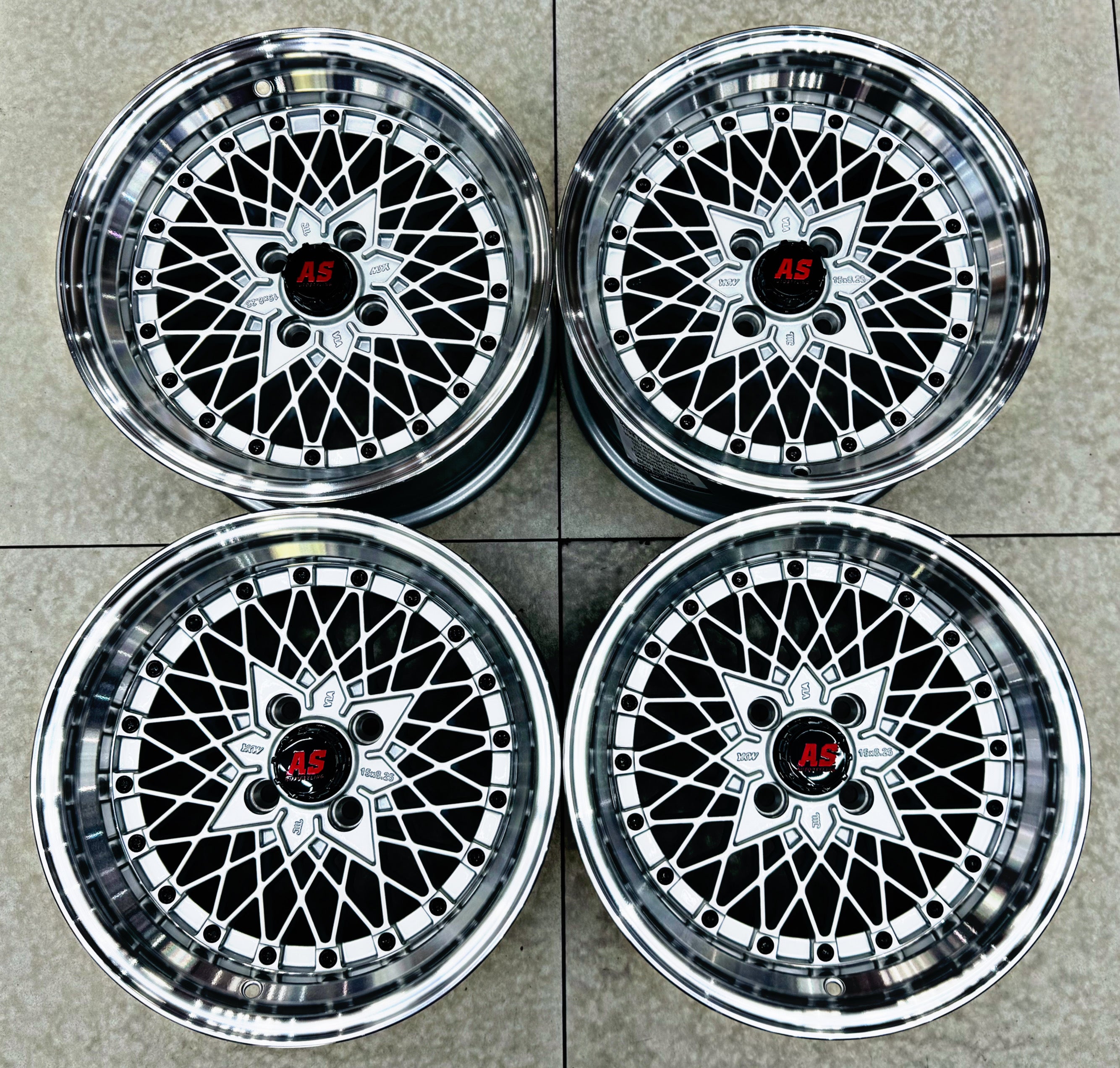 15” AS-SR 4/100 SILVER WHEELS – Autostyling Klerksdorp