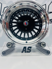 15” AS- ALPINA 7619 5/100 & 5/114 WHEELS Black