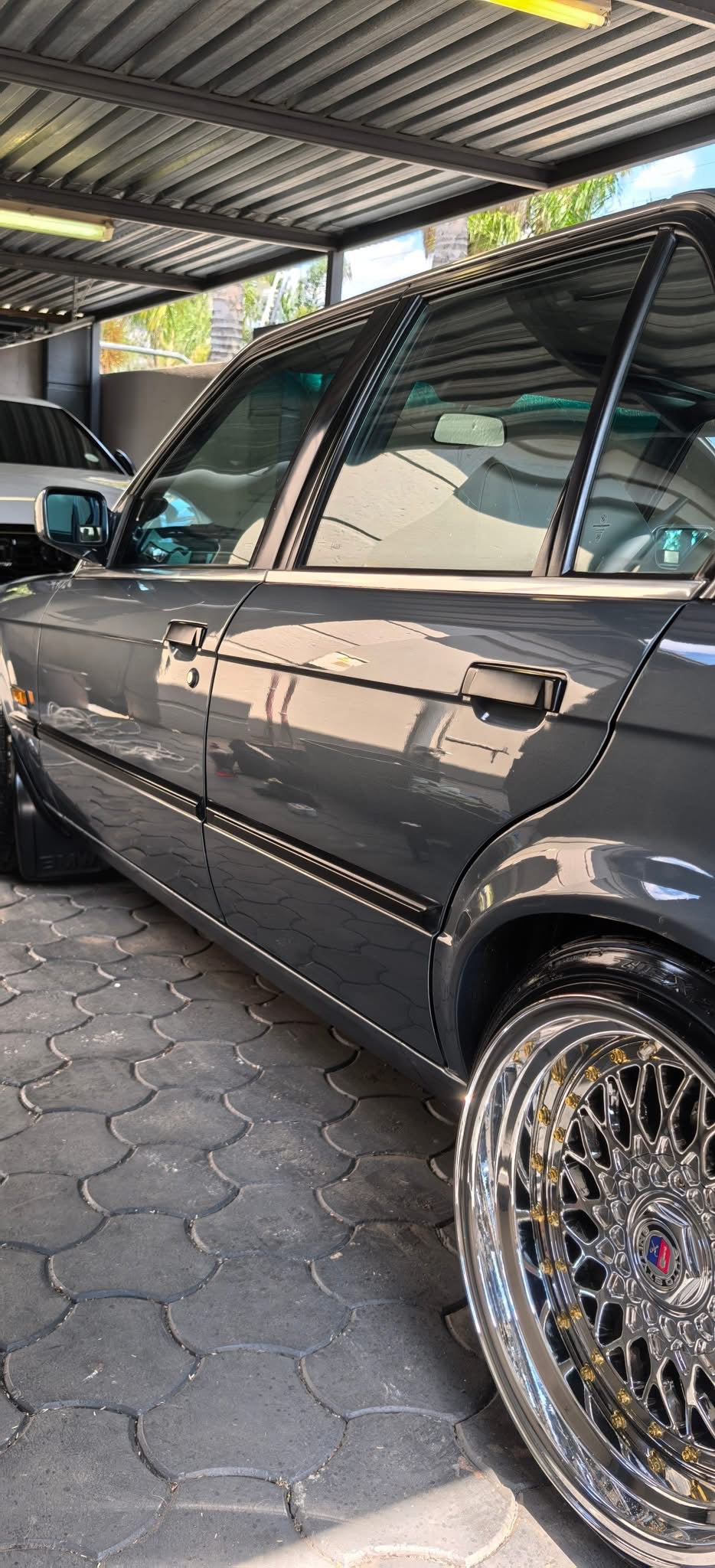 17” AS® Mesh chrome 4x100 & 5x100 10j rear GOLD STUDS