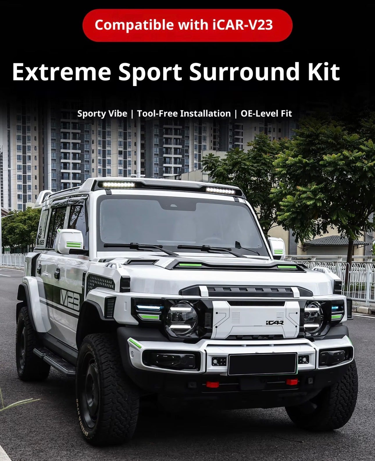 iCuar v23 Neo armor  body kit