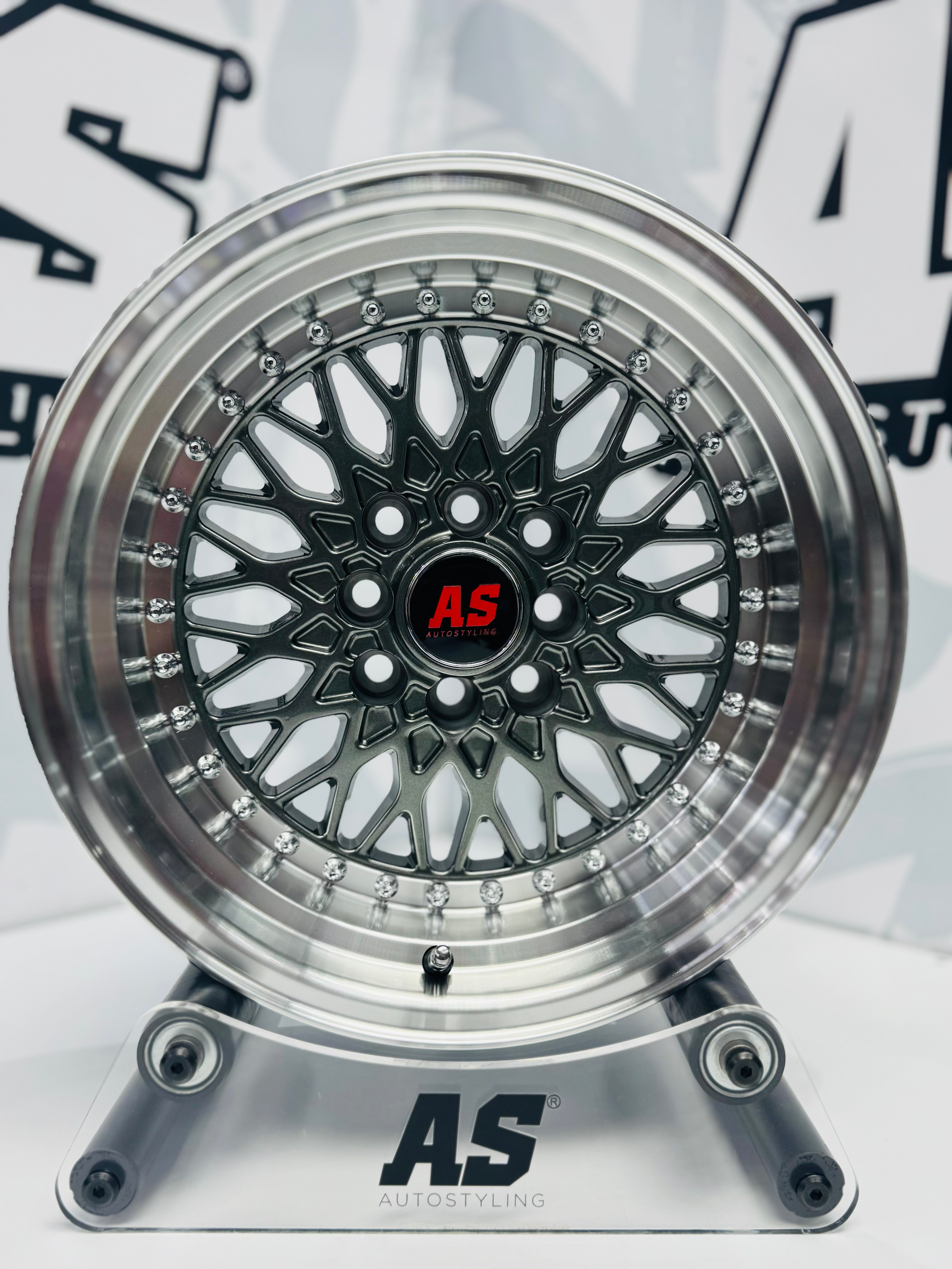 15” AS-7570  MESH  grey 4/100 4/114 wheels