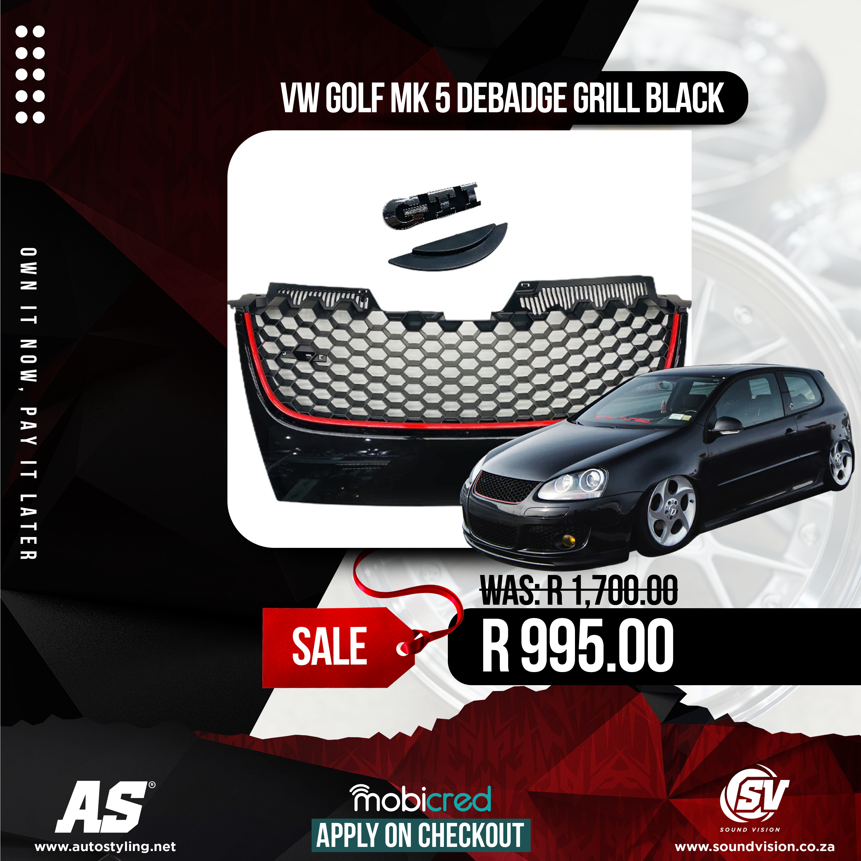 VW GOLF 7 MIRROR COVERS - Autostyling Klerksdorp