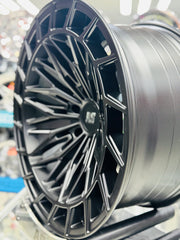 20” CONCAVO SERIES 319 MATT  BLACK BAKKIE RIMS 6/139 PCD