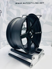 17” AS-EVO 4x100 MATT BLACK RIMS