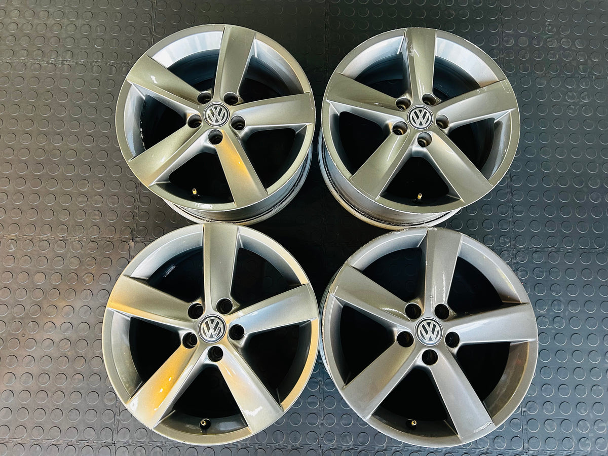 16” OEM POLO  RIVAZZA USED RIMS MADE BY BORBET GREY
